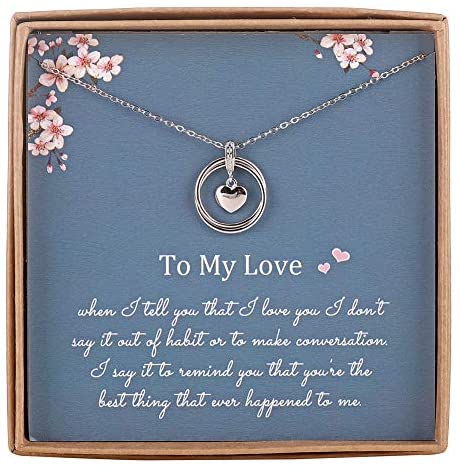 To My Wife Necklace Anniversary Gift For Wife Birthday Gift Wife Gifts For  Her Wife Jewelry